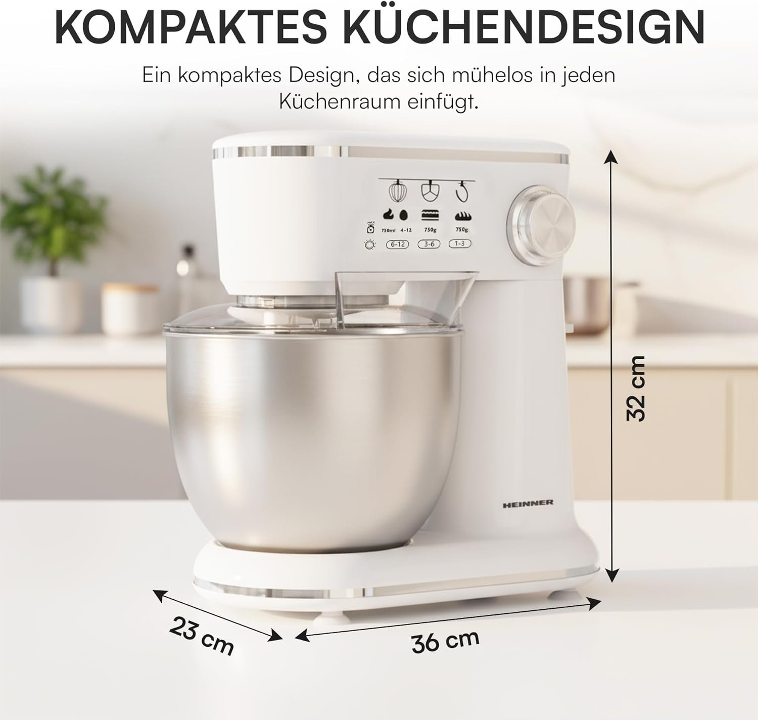 HPM 5L Standmixer – 600W mit Zubehör – Image 3