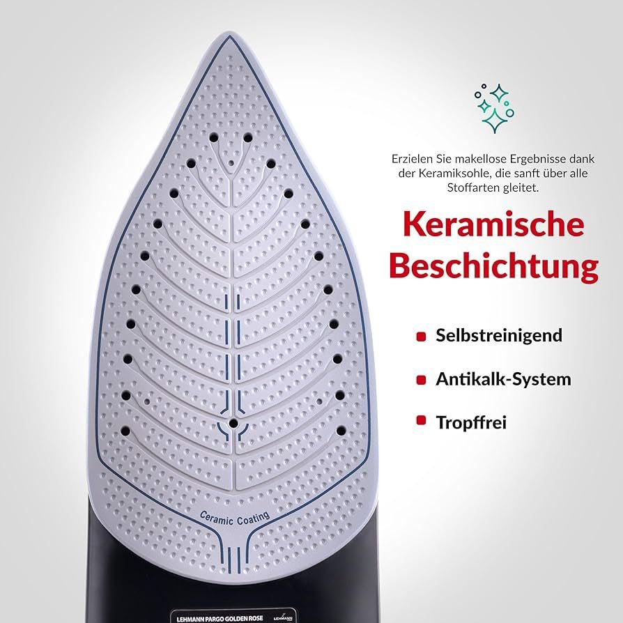 LEHMANN kabelloses Dampfbügeleisen – Image 6