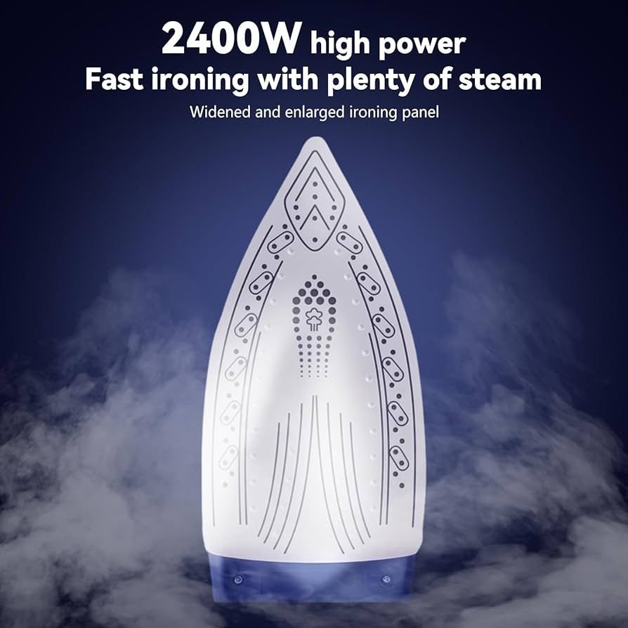 Dampfbügelstation 2400 W mit Keramiksohle – Image 6