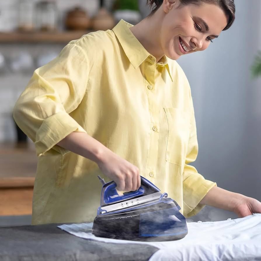 Dampfbügelstation 2400 W mit Keramiksohle – Image 7