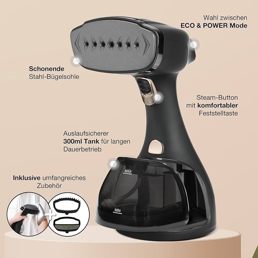 LEBENLANG Dampfsteamer 1500 W TESTSIEGER – Image 6