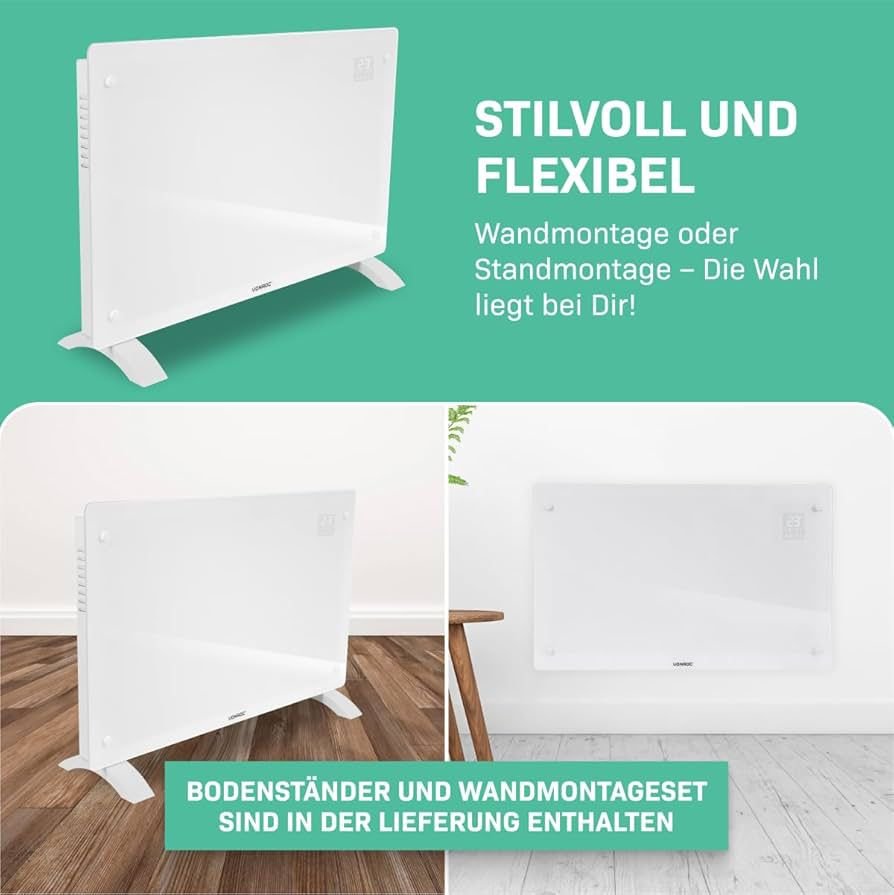 VONROC Elektroheizung 2000 W Konvektor – Image 5