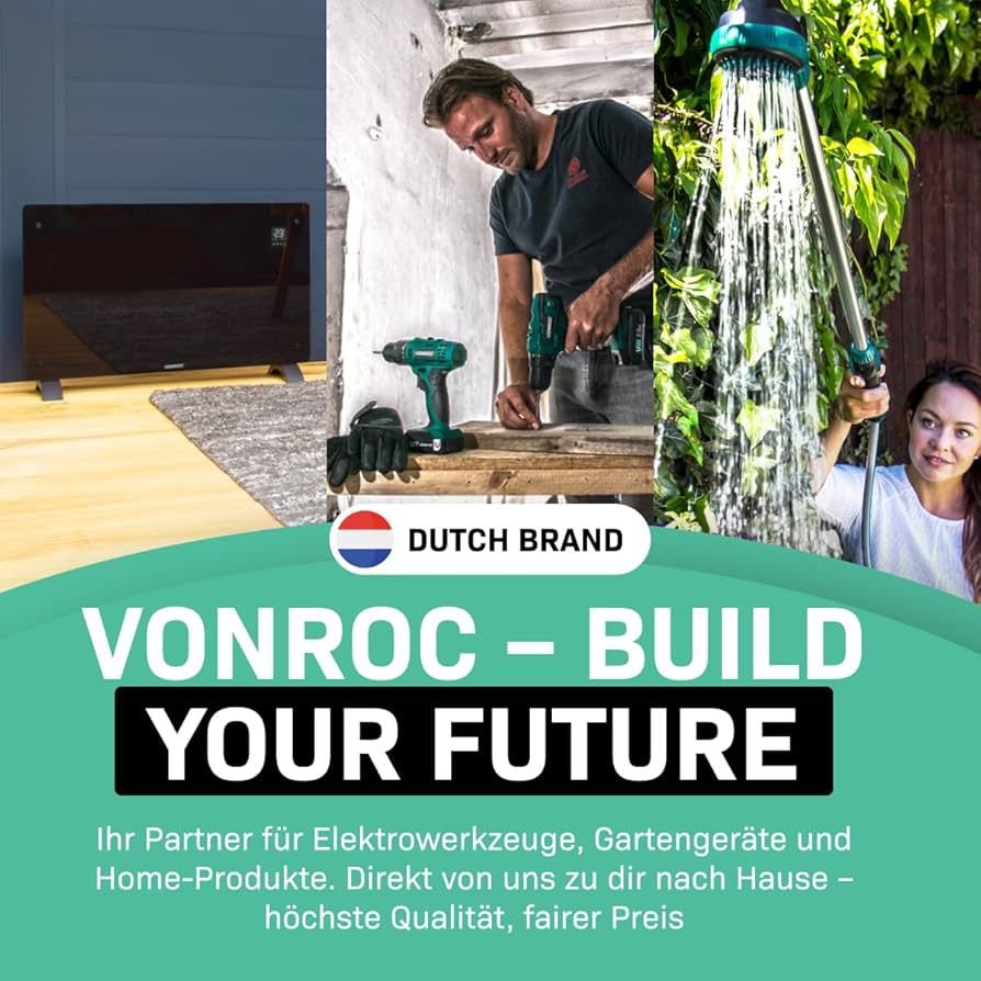 VONROC Elektroheizung 2000 W Konvektor – Image 7